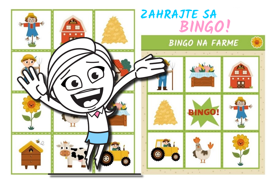 AKTIVITA – Obrázková hra BINGO! – Na farme